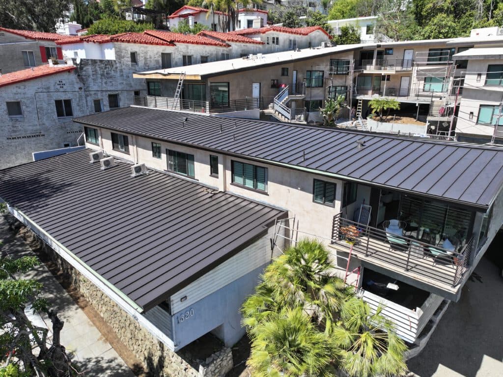 Metal Roof Installation — after