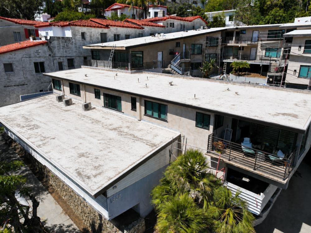 Metal Roof Installation — before
